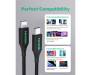Кабель IRONN Type-C to Type-C PD 20W (1.8m) Black Nylon (CC20BN-L)