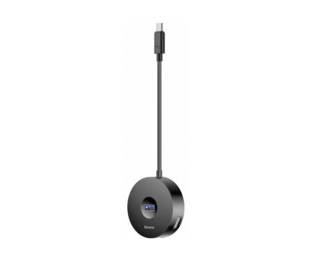 Адаптер Baseus Round Box Black 5-Port (CAHUB-G01)