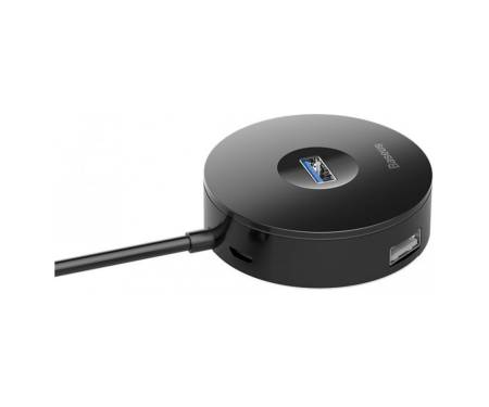 Адаптер Baseus Round Box Black 5-Port (CAHUB-G01)