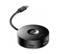Адаптер Baseus Round Box Black 5-Port (CAHUB-G01)
