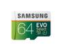 Карта памяти Samsung EVO Select microSDXC UHS-I U3 64Gb + SD-adapter (MB-ME64HA)