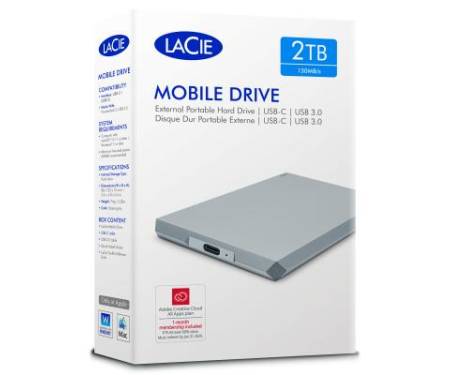 Внешний жесткий диск 2.5" 2TB LaCie (STHG2000400)