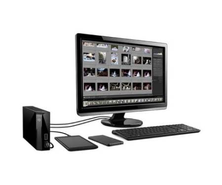 Внешний жесткий диск 3.5" 12TB Backup Plus Hub Seagate (STEL12000400)