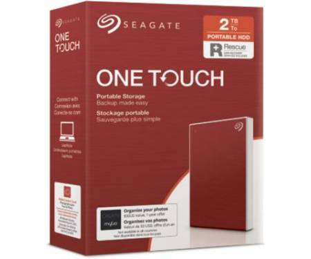 Внешний жесткий диск 2.5" 2TB One Touch USB 3.2 Seagate (STKB2000403)