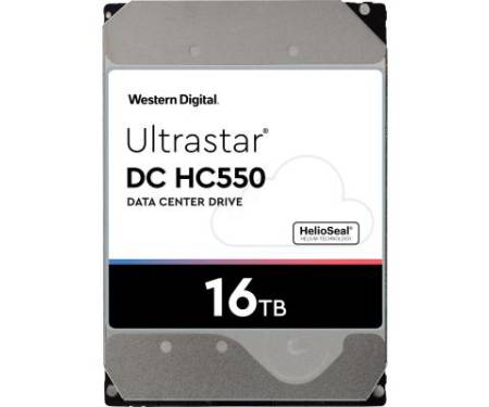 Жесткий диск 3.5" 16TB Ultrastar DC HC550 WD (WUH721816ALE6L4)