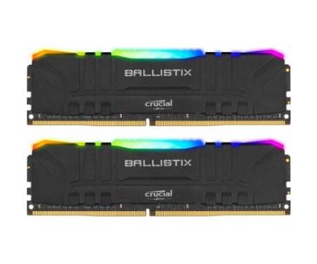 Модуль памяти для компьютера DDR4 32GB (2x16GB) 3200 MHz Ballistix Black MICRON (BL2K16G32C16U4BL)