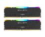 Модуль памяти для компьютера DDR4 32GB (2x16GB) 3200 MHz Ballistix Black MICRON (BL2K16G32C16U4BL)