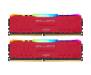 Модуль памяти для компьютера DDR4 32GB (2x16GB) 3200 MHz Ballistix Red RGB MICRON (BL2K16G32C16U4RL)