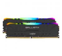 Модуль памяти для компьютера DDR4 64GB (2x32GB) 3200 MHz Ballistix Black RGB MICRON (BL2K32G32C16U4BL)