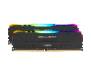 Модуль памяти для компьютера DDR4 64GB (2x32GB) 3200 MHz Ballistix Black RGB MICRON (BL2K32G32C16U4BL)