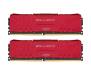 Модуль памяти для компьютера DDR4 16GB (2x8GB) 3200 MHz Ballistix Red MICRON (BL2K8G32C16U4R)