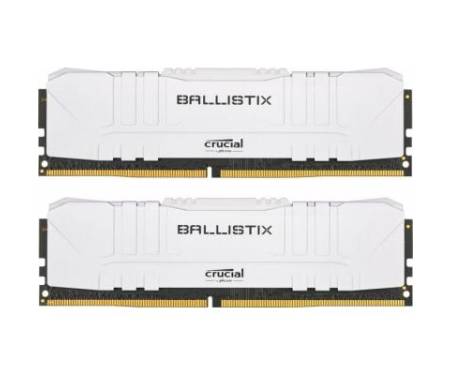 Модуль памяти для компьютера DDR4 16GB (2x8GB) 3200 MHz Ballistix White MICRON (BL2K8G32C16U4W)