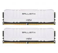 Модуль памяти для компьютера DDR4 16GB (2x8GB) 3600 MHz Ballistix White MICRON (BL2K8G36C16U4W)