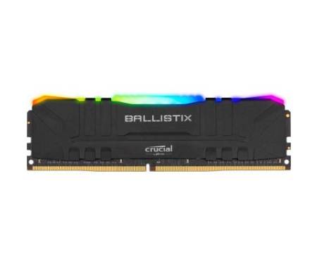 Модуль памяти для компьютера DDR4 32GB 3200 MHz Ballistix Black RGB MICRON (BL32G32C16U4BL)