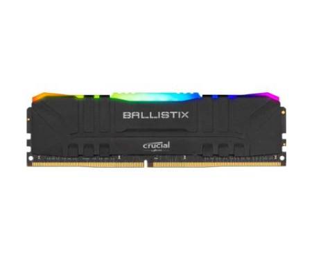 Модуль памяти для компьютера DDR4 8GGB 3600 MHz Ballistix RGB Black MICRON (BL8G36C16U4BL)