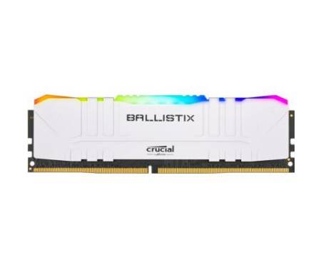 Модуль памяти для компьютера DDR4 8GB 3600 MHz Ballistix RGB White MICRON (BL8G36C16U4WL)