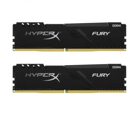 Модуль памяти для компьютера DDR4 16GB (2x8GB) 3600 MHz HyperX Fury Black Kingston (HX436C17FB3K2/16)