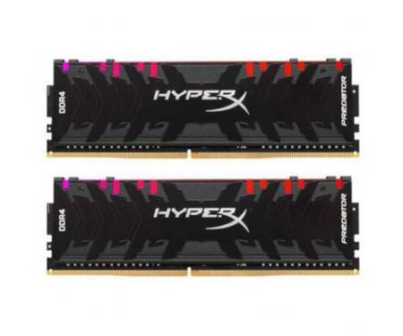 Модуль памяти для компьютера DDR4 32GB (2x16GB) 3600 MHz HyperX Predator RGB Kingston (HX436C17PB3AK2/32)