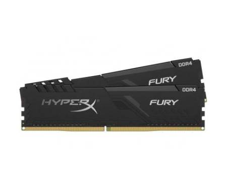 Модуль памяти для компьютера DDR4 32GB (2x16GB) 3733 MHz HyperX Fury Black Kingston (HX437C19FB3K2/32)