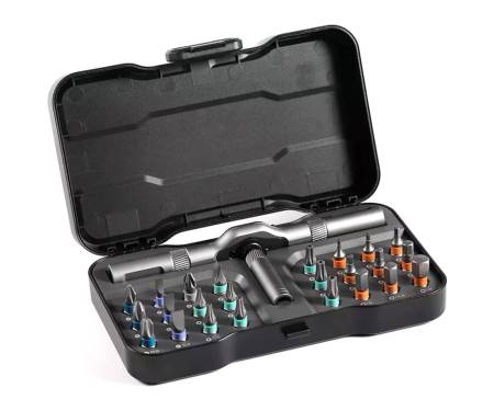 Набор отверток с трещеткой Duke RS1 black