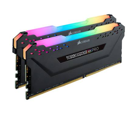 Модуль Corsair 32 GB (2x16GB) DDR4 3600 MHz Vengeance RGB Pro Black (CMW32GX4M2Z3600C18)