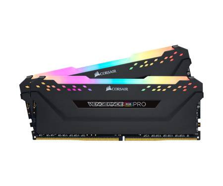 Модуль Corsair 32 GB (2x16GB) DDR4 3600 MHz Vengeance RGB Pro Black (CMW32GX4M2Z3600C18)