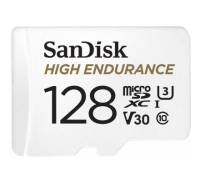 Карта памяти SANDISK 128GB microSDXC class 10 UHS-I U3 V30 High Endurance (SDSQQNR-128G-GN6IA)