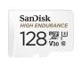 Карта памяти SANDISK 128GB microSDXC class 10 UHS-I U3 V30 High Endurance (SDSQQNR-128G-GN6IA)