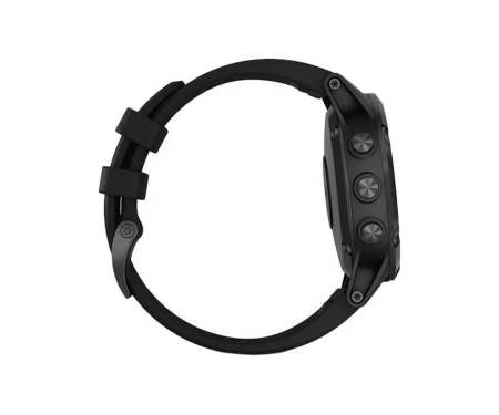 Спортивные часы Garmin Fenix 5 Plus Sapphire Black with Black Band (010-01988-00/010-01988-01)