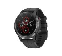 Спортивные часы Garmin Fenix 5 Plus Sapphire Black with Black Band (010-01988-00/010-01988-01)