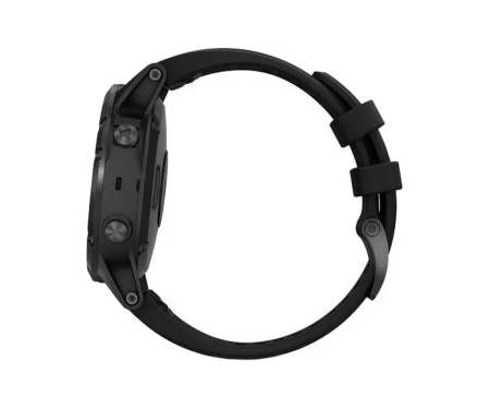 Спортивные часы Garmin Fenix 5 Plus Sapphire Black with Black Band (010-01988-00/010-01988-01)