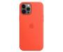 Чехол для Apple iPhone 12 Pro Max Silicone Case with MagSafe Electric Orange