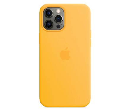 Чехол для Apple iPhone 12 Pro Max Silicone Case with MagSafe Sunflower