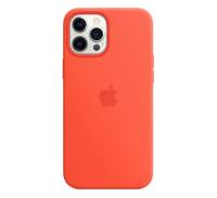 Чехол для Apple iPhone 12/12 Pro Silicone Case with MagSafe Electric Orange