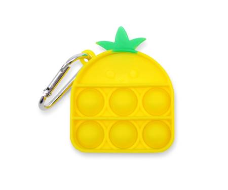 Игрушка-антистресс Pop it Keychain Pineapple Yellow