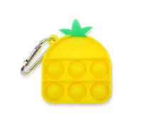 Игрушка-антистресс Pop it Keychain Pineapple Yellow