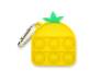 Игрушка-антистресс Pop it Keychain Pineapple Yellow