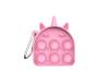 Игрушка-антистресс Pop it Keychain Pineapple Pink