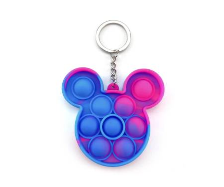 Игрушка-антистресс Pop it Keychain Mickey Neon
