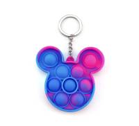 Игрушка-антистресс Pop it Keychain Mickey Neon