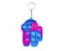 Игрушка-антистресс Pop it Keychain Among Neon