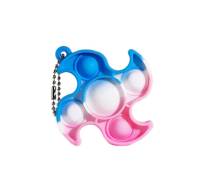 Игрушка-антистресс Pop it Keychain Spinner Pink/Blue