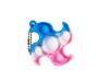Игрушка-антистресс Pop it Keychain Spinner Pink/Blue