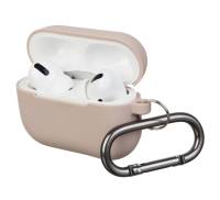 Чехол для Airpods Pro Silicon with hook Pink Sand