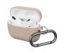 Чехол для Airpods Pro Silicon with hook Pink Sand