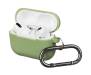 Чехол для Airpods Pro Silicon with hook Matcha Green