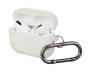 Чехол для Airpods Pro Silicon with hook White