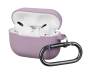 Чехол для Airpods Pro Silicon with hook Lilac
