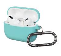 Чехол для Airpods Pro Silicon with hook Coastal Blue