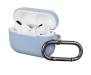 Чехол для Airpods Pro Silicon with hook Light Blue